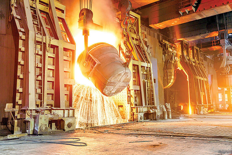 درآمد صادرات زنجیره فولاد و آهن کاهشی شد